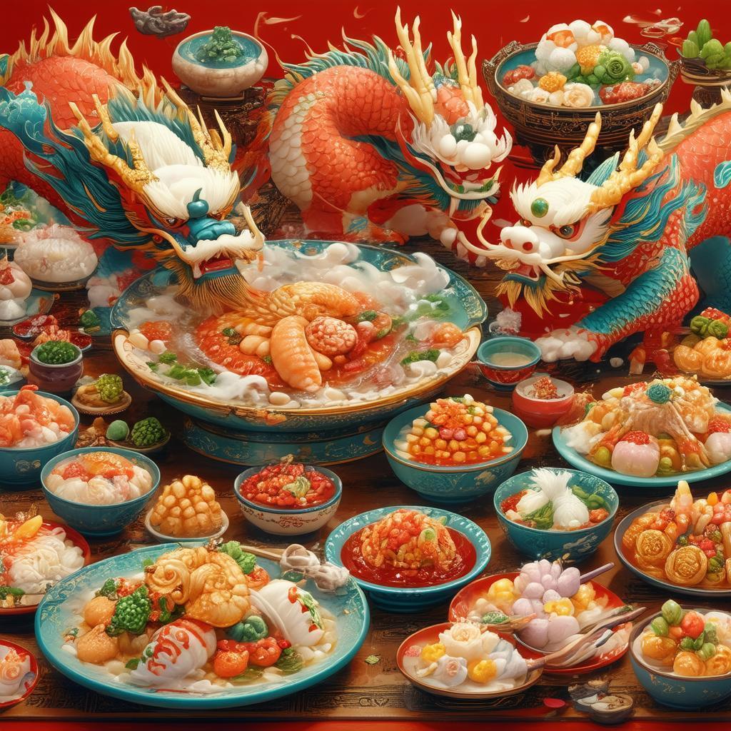 Mythical Fantasy Feast of Chinese Cuisine