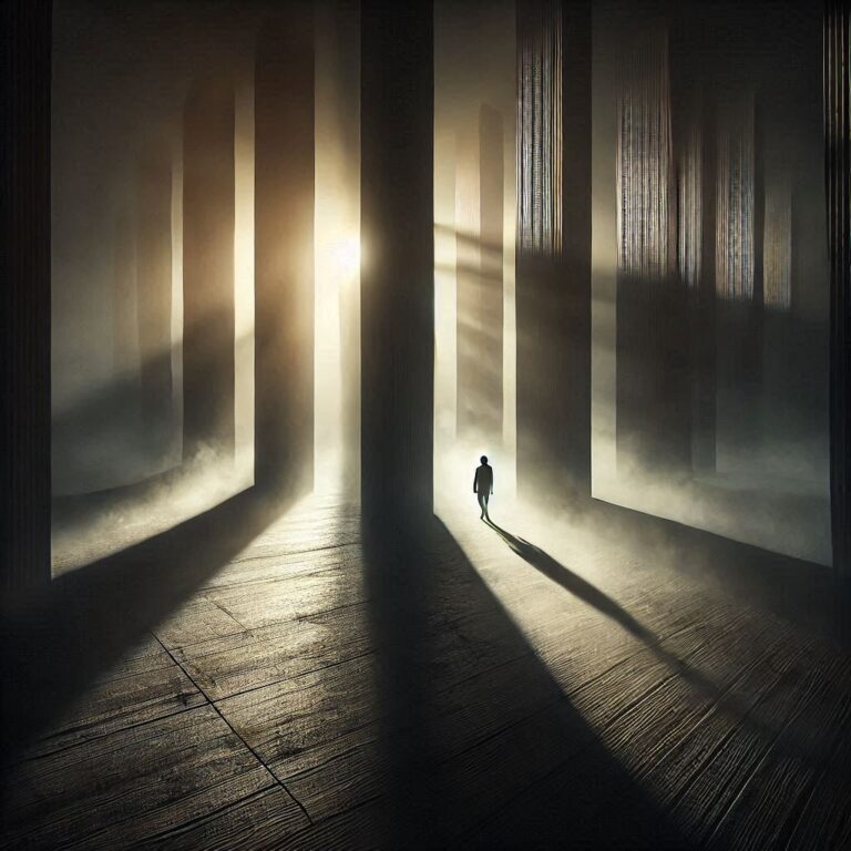 Dramatic Light and Shadow Visual Narrative