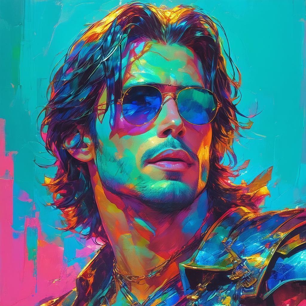 Fabio Rovazzi in Elegant Retro Pixels