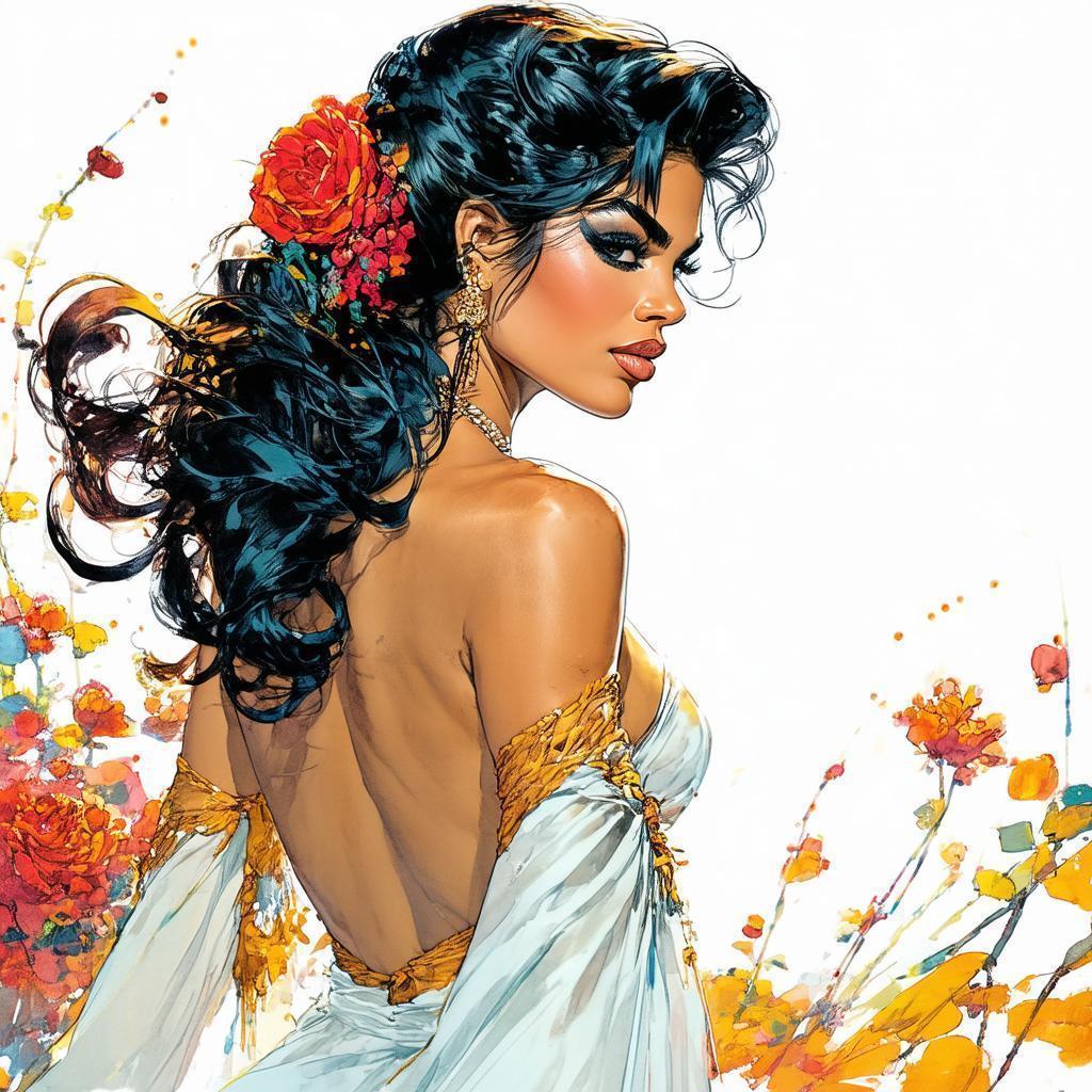 Jacqueline Fernandez in Epic Fantasy Manga