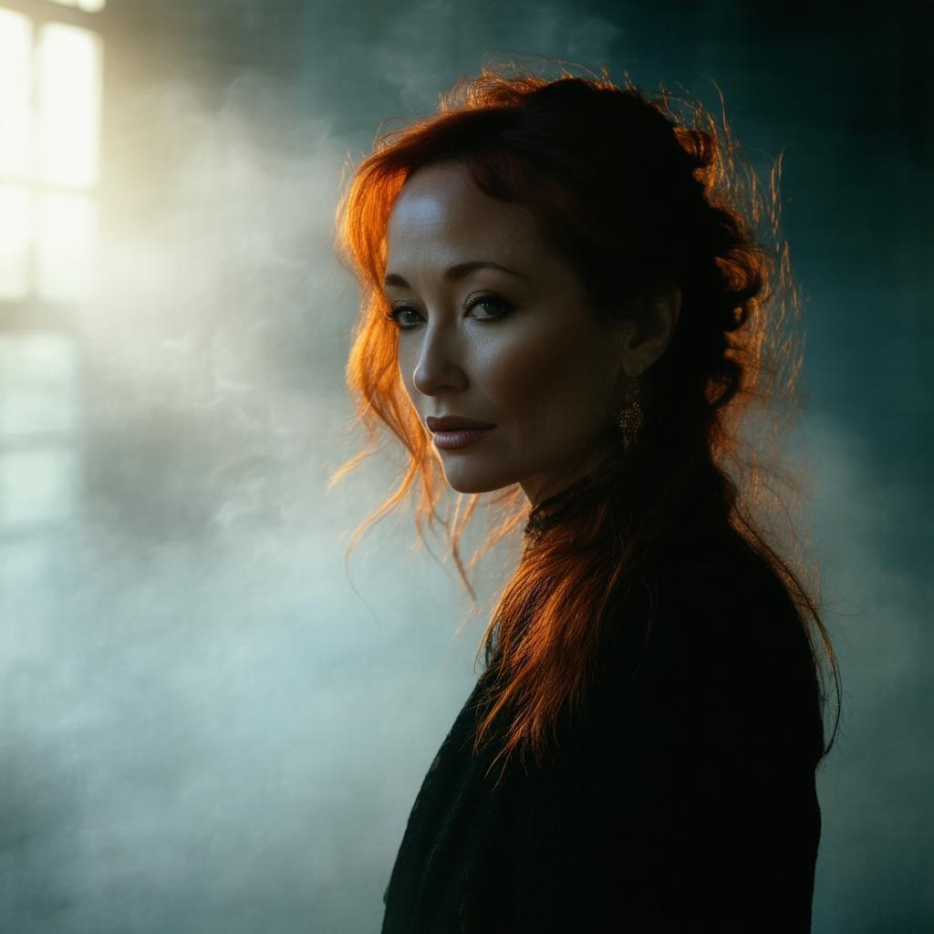 Tori Amos in Moody Chiaroscuro Portrait