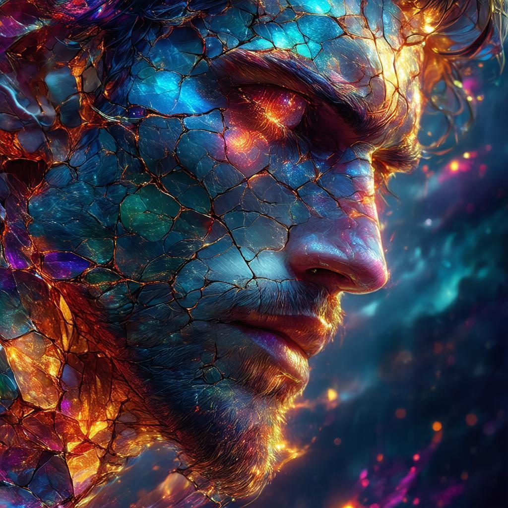 Man's Sins Dissolving Piece by Piece