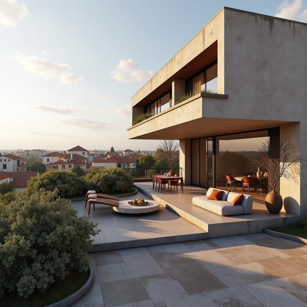 Luxurious Toulouse Rooftop Apartment in 3D