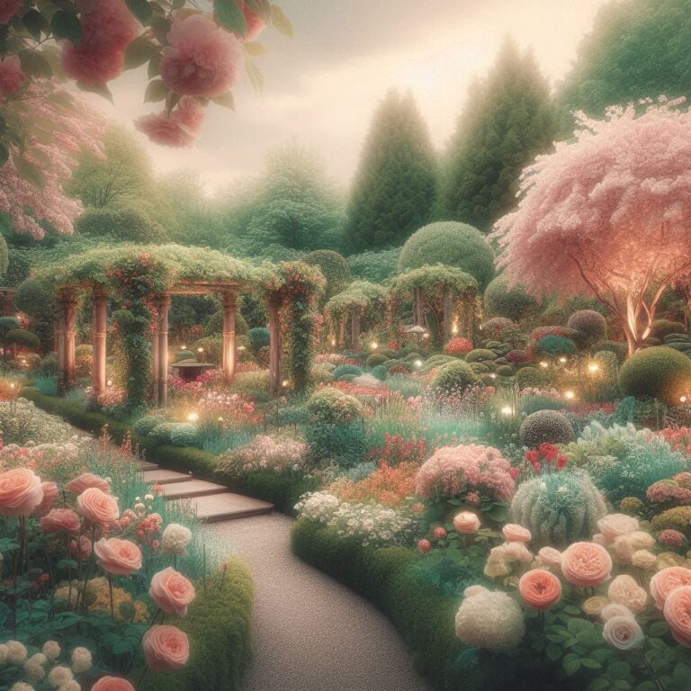 A dreamlike garden where dreams bloom