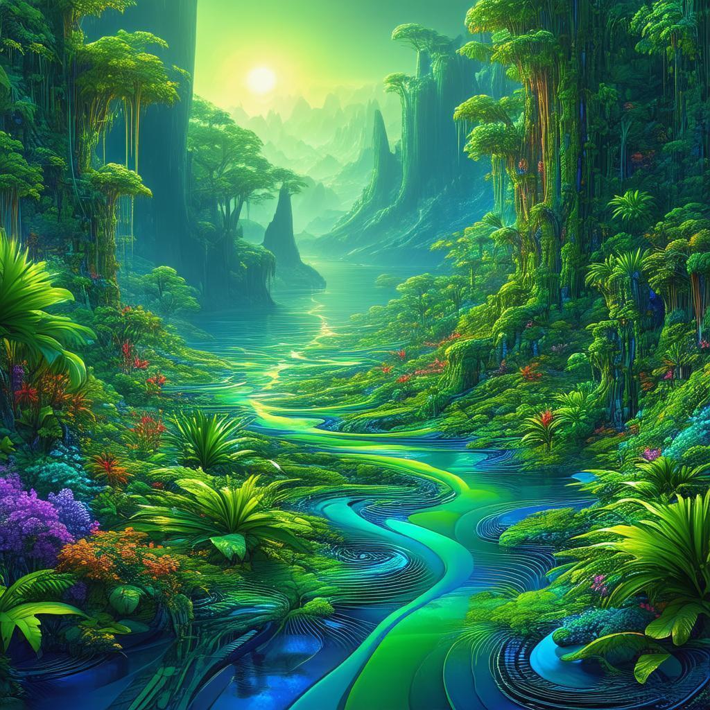 DMT Island Paradise of Perfect Patterns