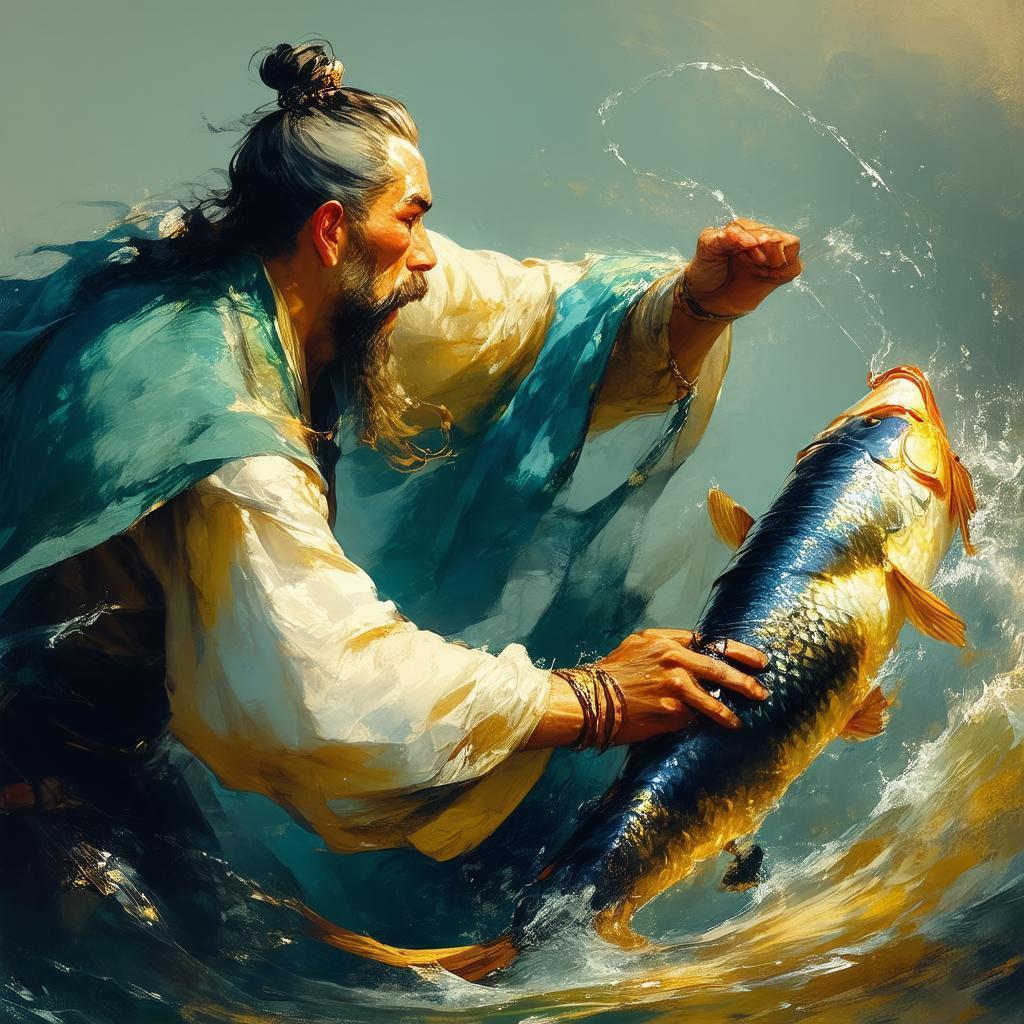 Fish Slap Duel in Hearthstone Style