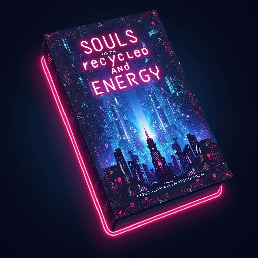 Souls as Recycled Energy Neon Book Cover