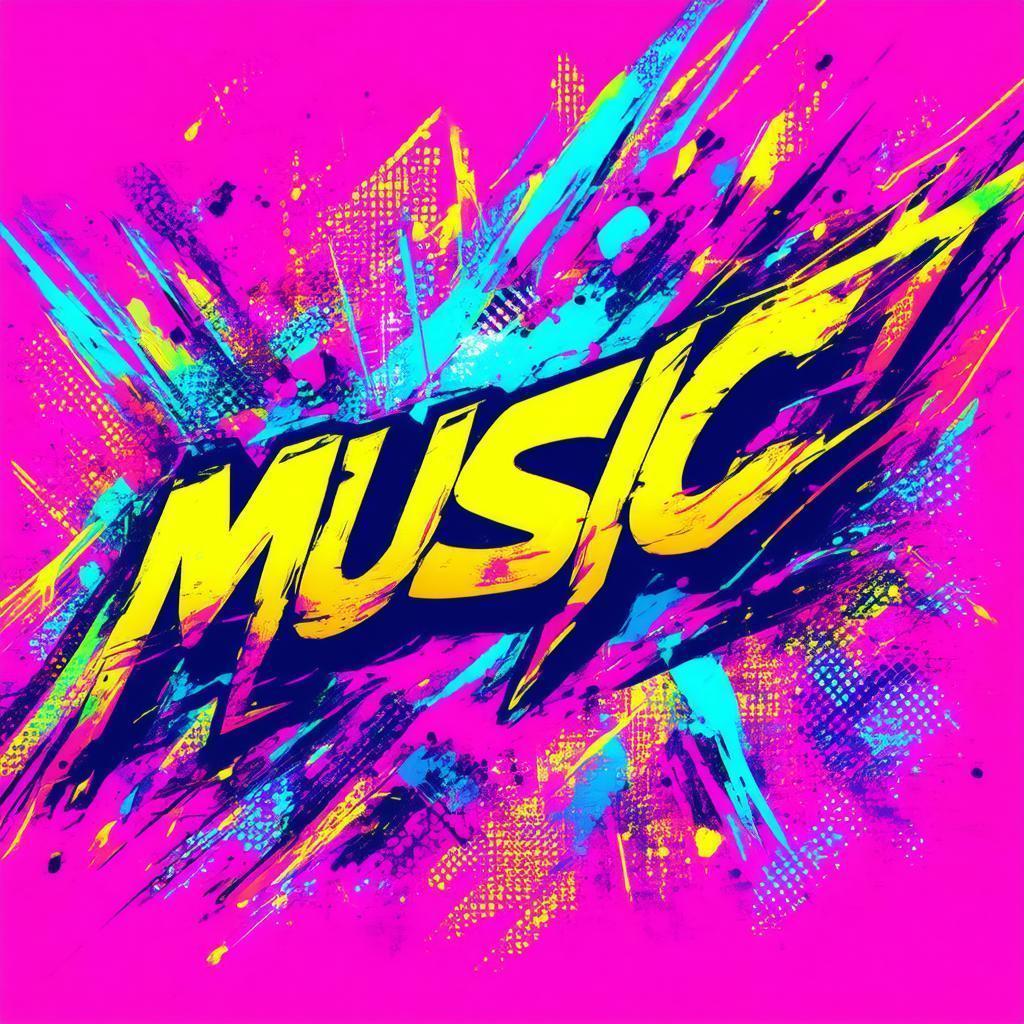 Electrifying Anime Music Logo in Motion