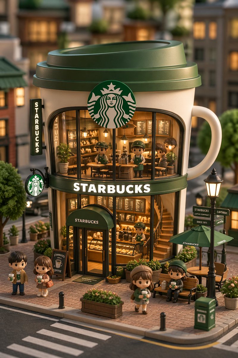 Chibi 3D Miniature Brand Concept Store