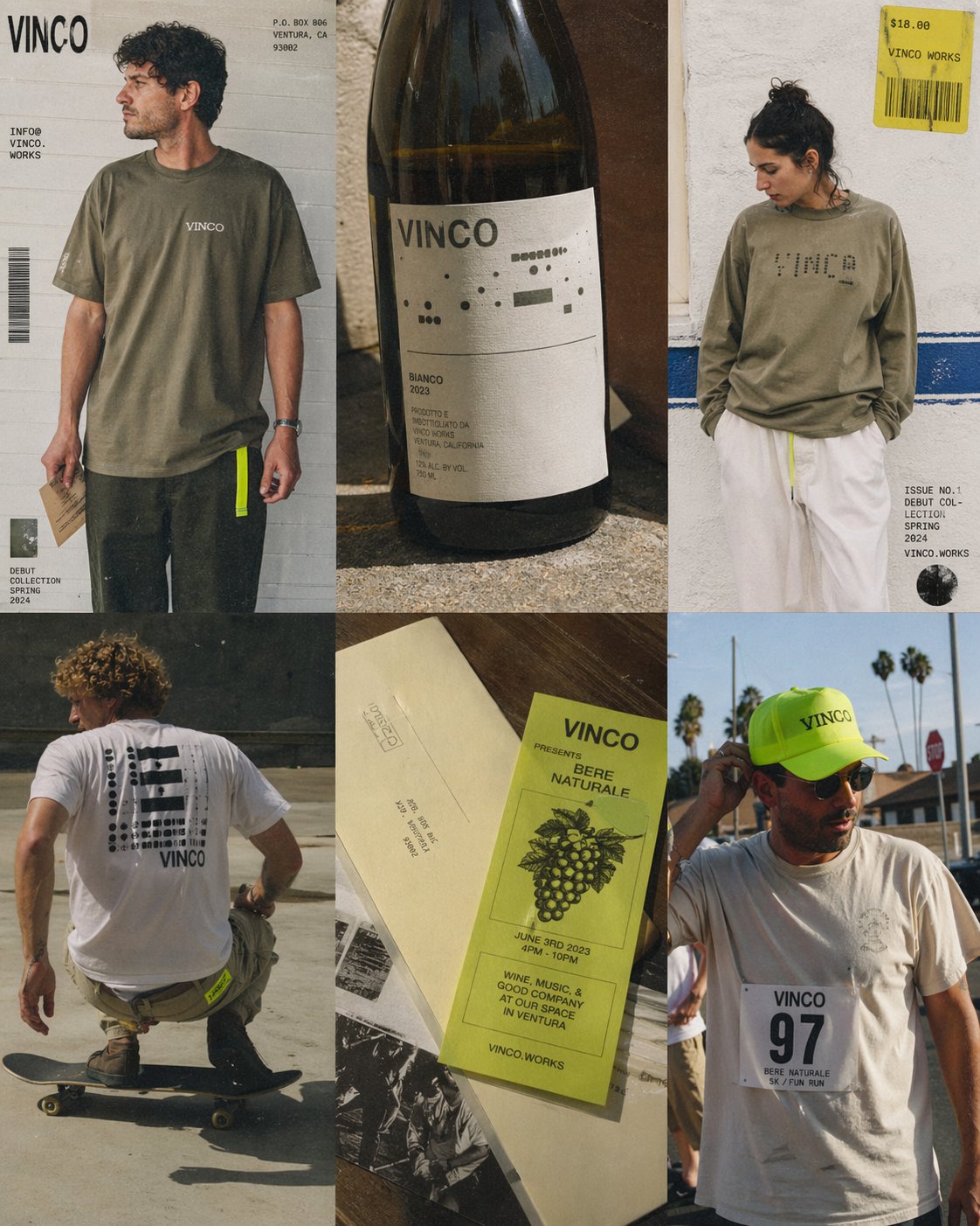 VINCO Italian Editorial Fashion Lookbook
