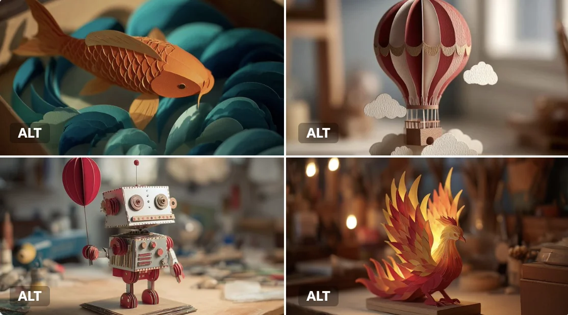 3D Papercraft Representation of [Subject]