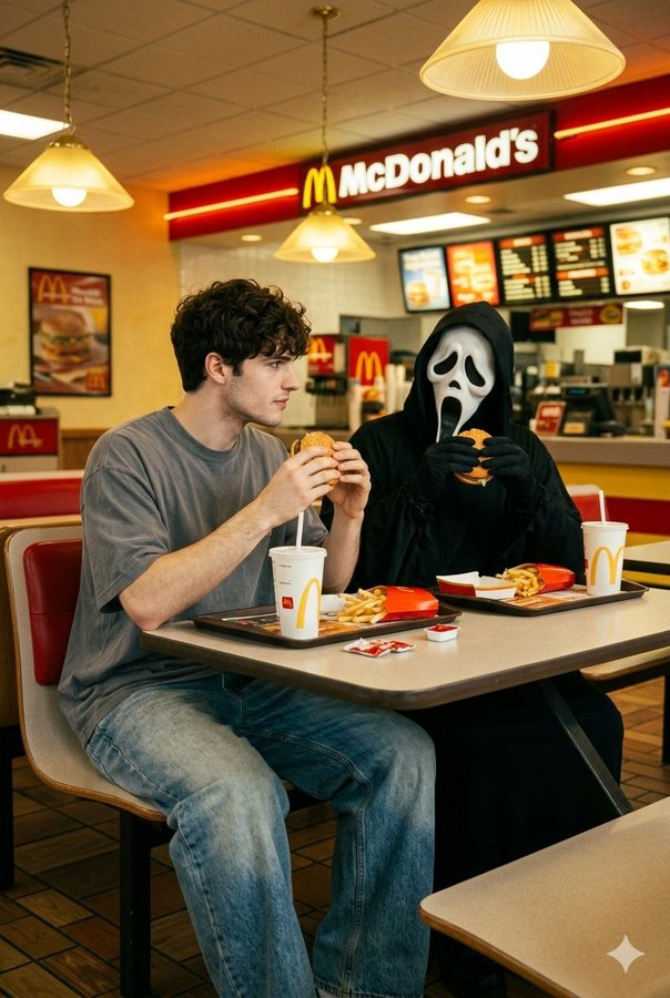 90s Horror McDonald's Scene