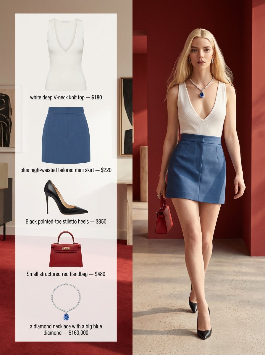 A Refined Fashion Editorial Image with 3:4 Aspect Ratio, Split into Two Clear Sections