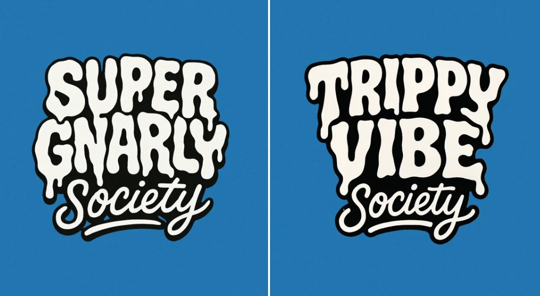 Bold Cartoon Text Design