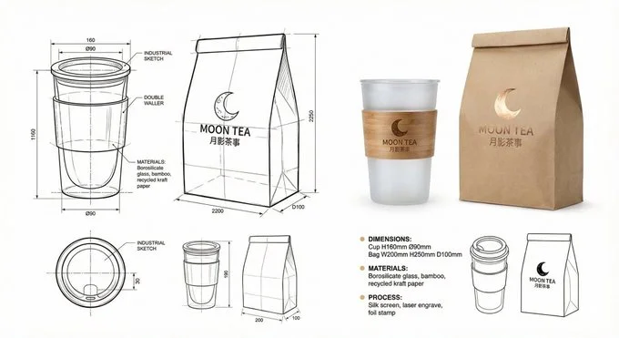 Brand Packaging Design Display Image