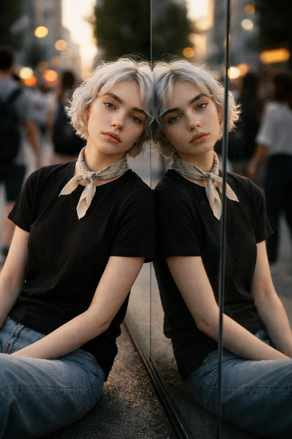 Cinematic Portrait: Golden Hour Woman