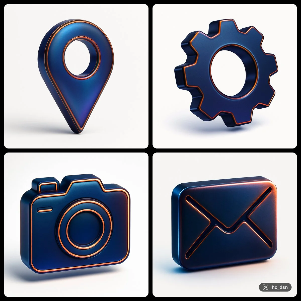 Create 1:1 Ratio Vector Icon - Deep Blue Base