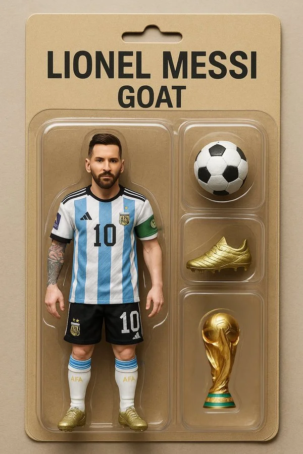Create a Toy Action Figure and Equipment Based on Photo