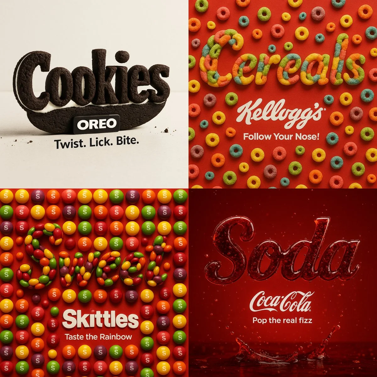 Create the word “[WORD]” made entirely from its real texture and styled using the identity of the most iconic 