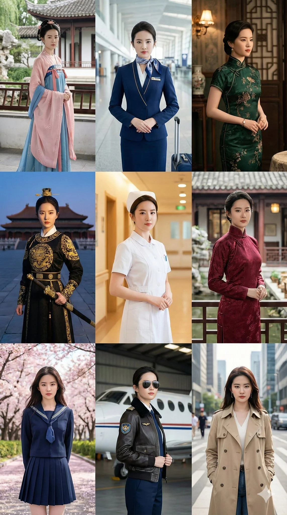 Custom 3x3 Grid Collage Photo Creation