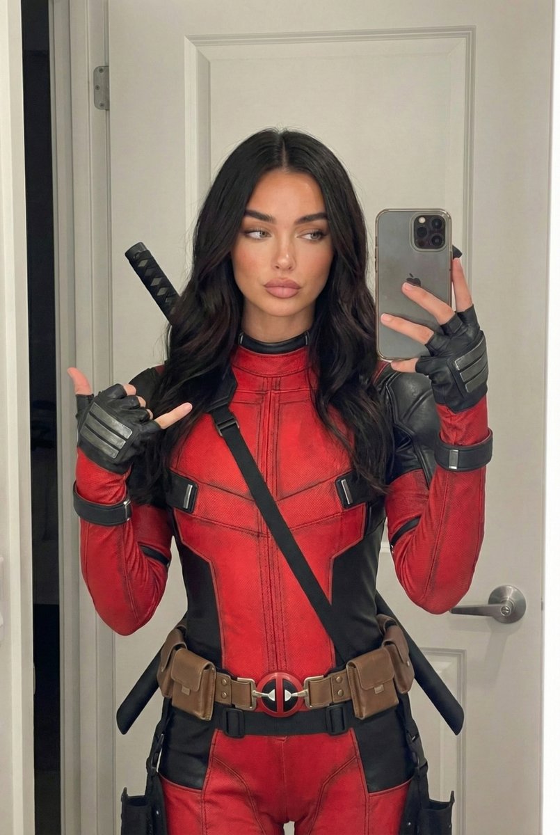 Deadpool Female Warrior Selfie