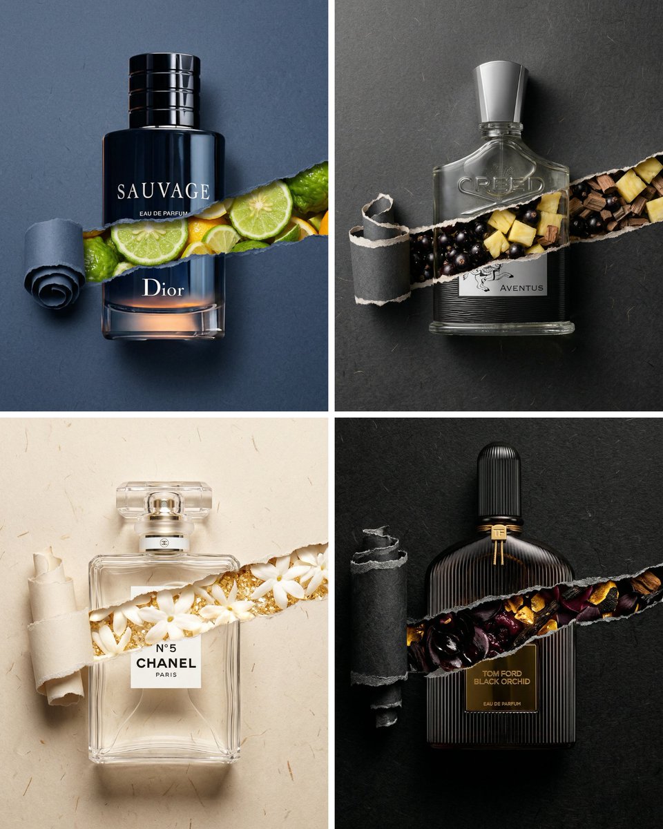 Dior Perfume Bottle Tear Art Photography