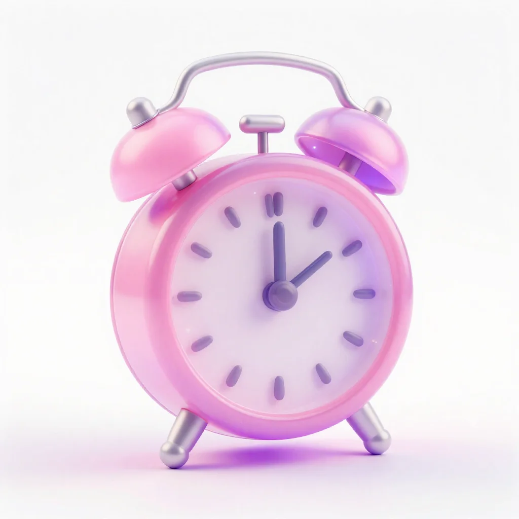 Dreamy Glass Texture 3D Icon Design