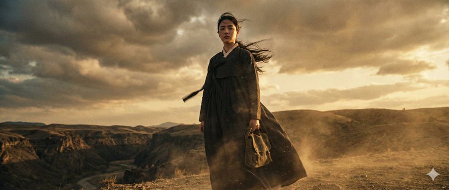 Epic Historical Portrait of Young Korean Woman