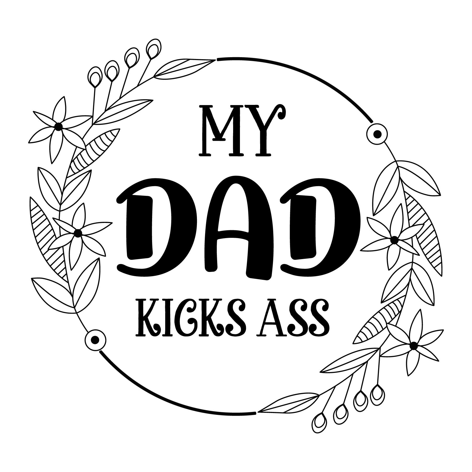 SVG: Camping Dad