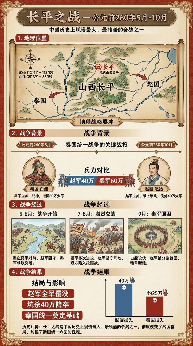 Event Illustrations from May to October 260 BC in 112°41'E to 113°09'E, 35°39'N to 35°59'N