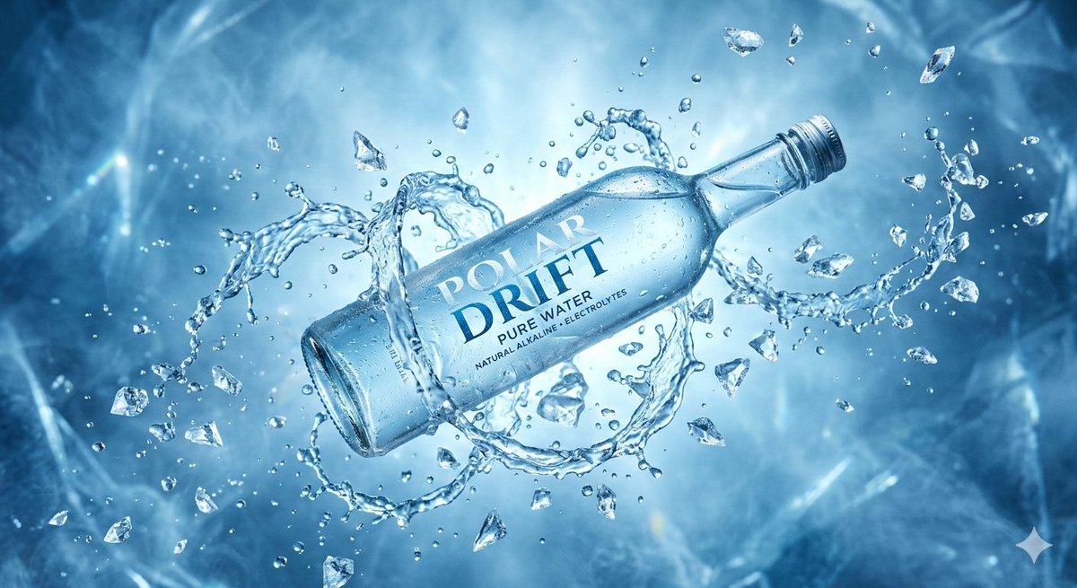 Floating Polar Drift Pure Water