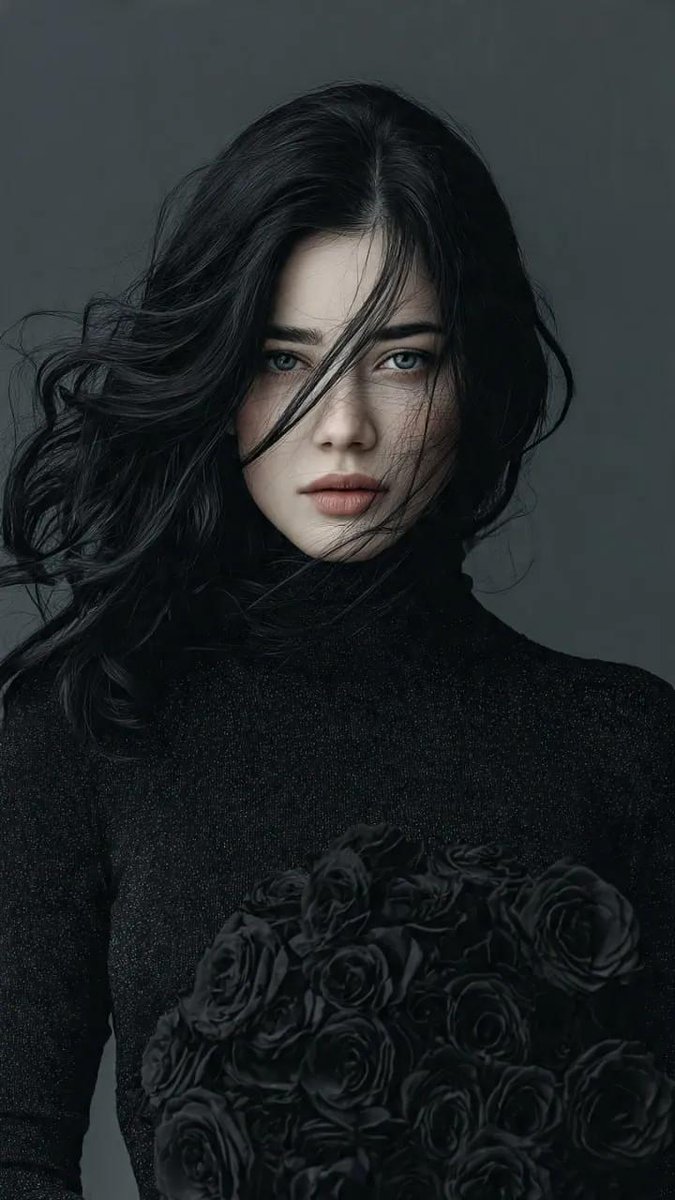 Gothic Elegance Cinematic Portrait