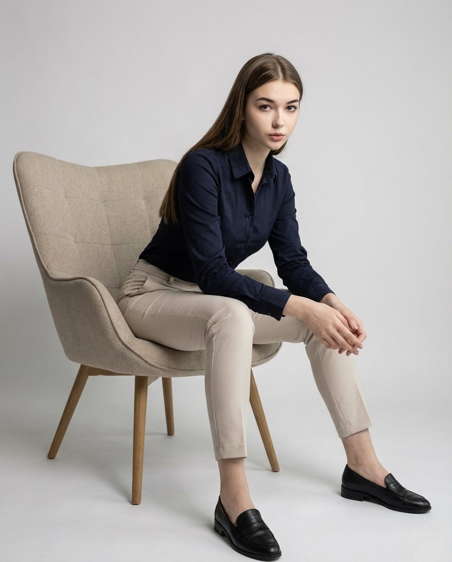 High-end Cinematic Fashion Editorial Portrait