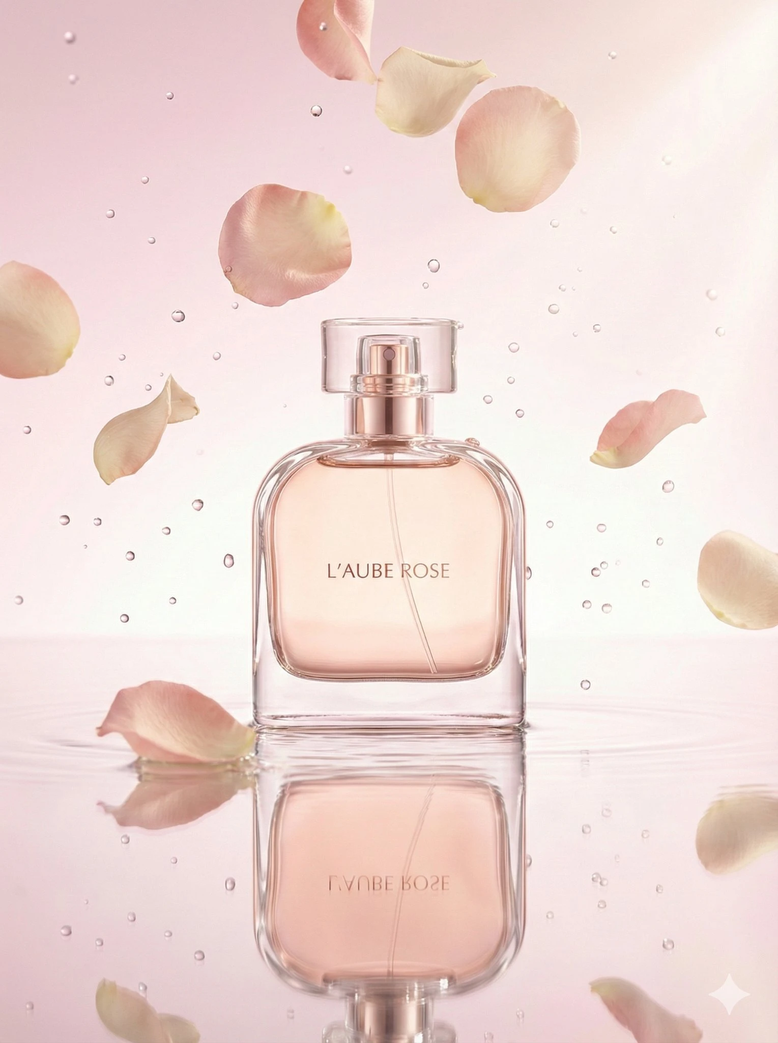 High-end Commercial Shot of Minimalist Perfume Bottle
