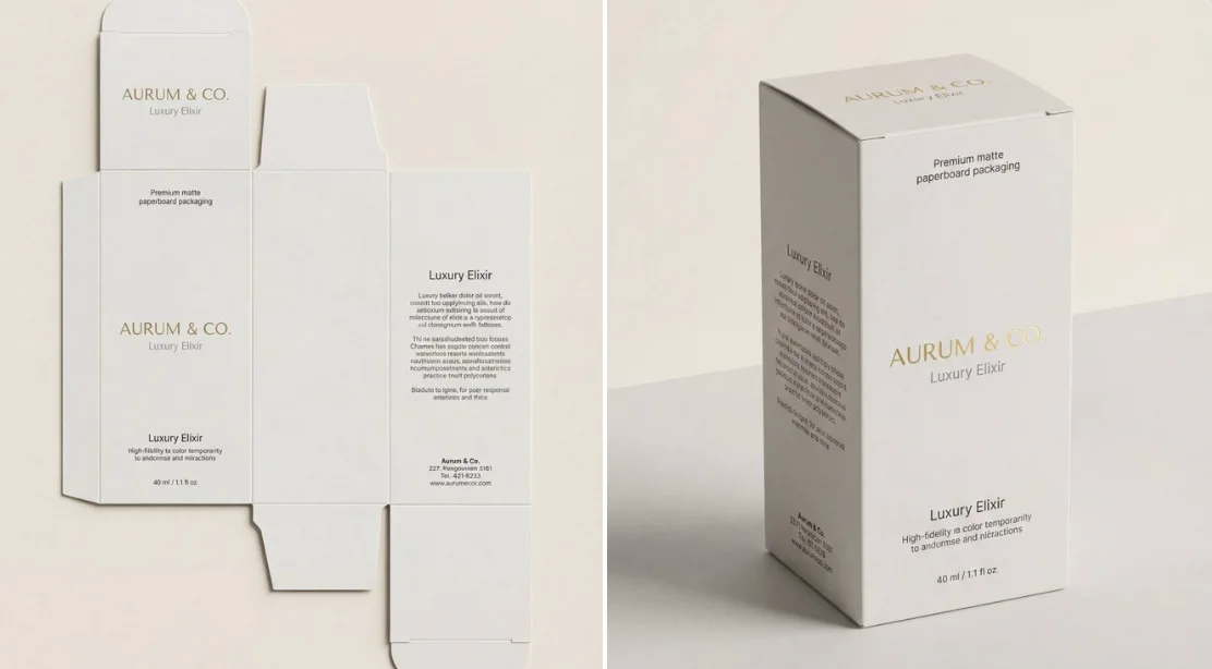 High-Precision 3D Product Visualization of a Perfectly Assembled Packaging Box