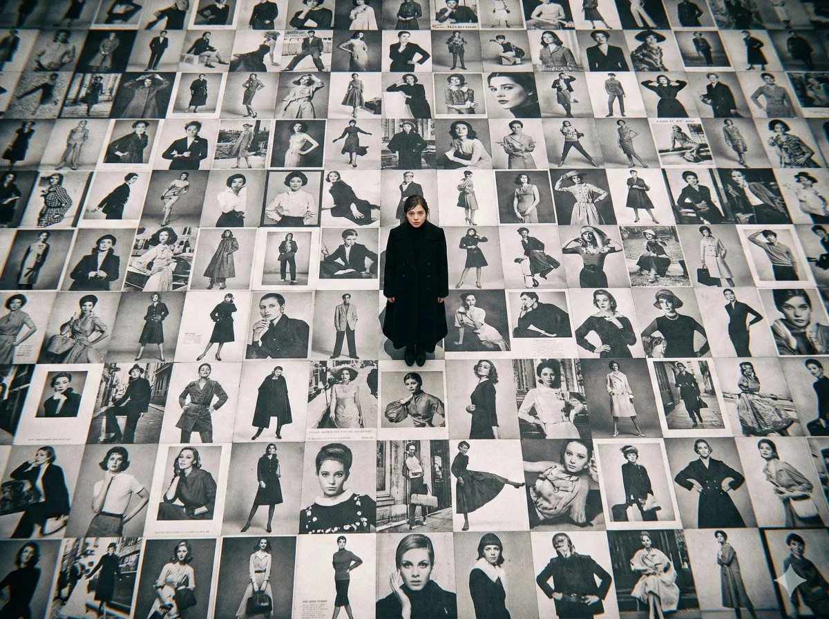 High-Resolution Bird's-Eye View Photograph with LOMO Ic-a: Fashion Models and Japanese Film Actress