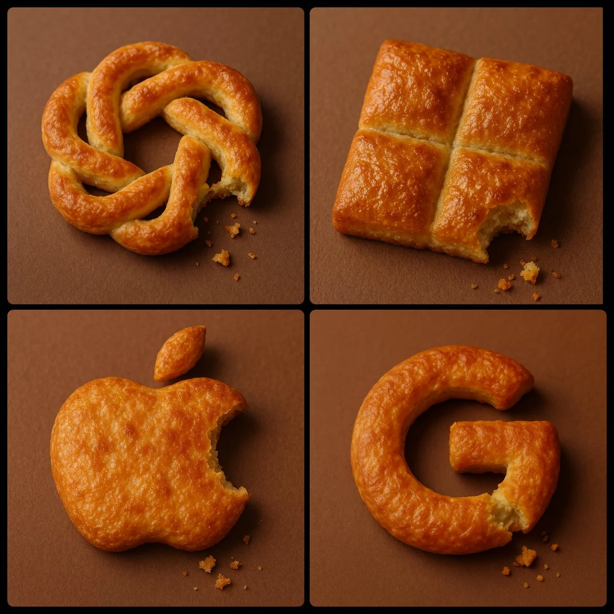 High-Resolution Studio-Lit Macro Photo of a Pastry Shaped Like a [SUBJECT], with a Partial Bite and Soft Shado