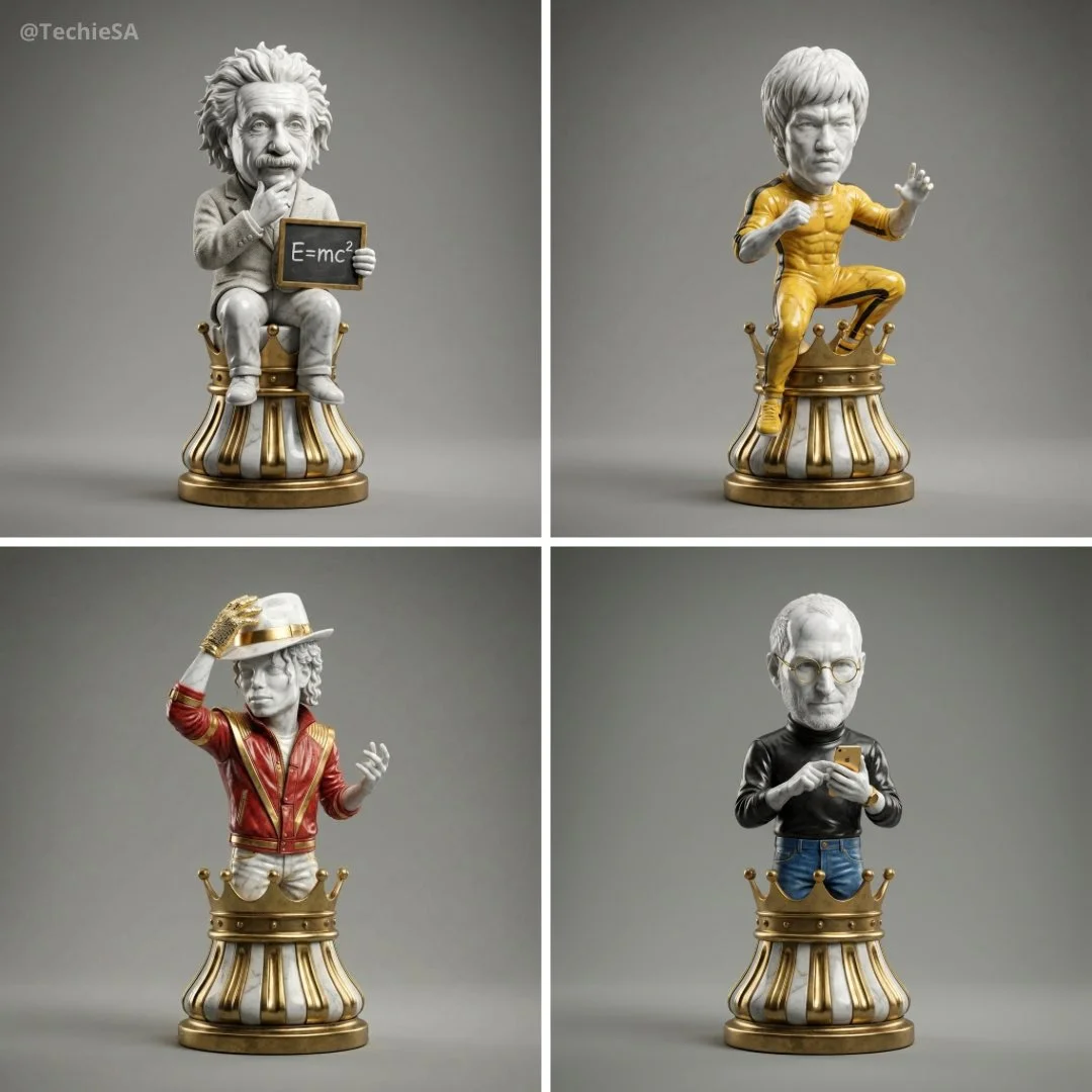 Hyper-detailed 3D Render of a Collectible Chess Piece