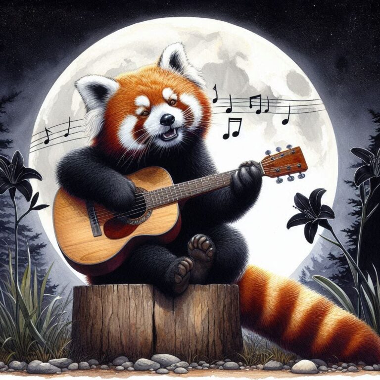 Tiger serenading under full moonlight