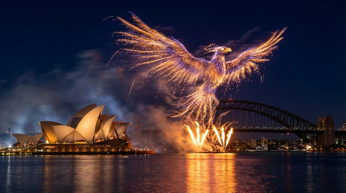 Hyperrealistic Fireworks Long Exposure Photography