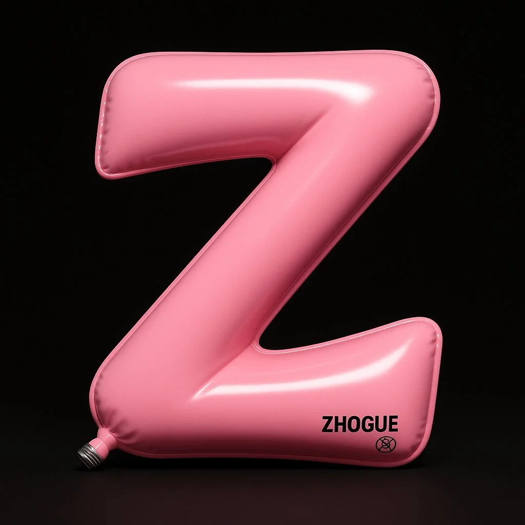 Inflatable Z Letter Installation Art
