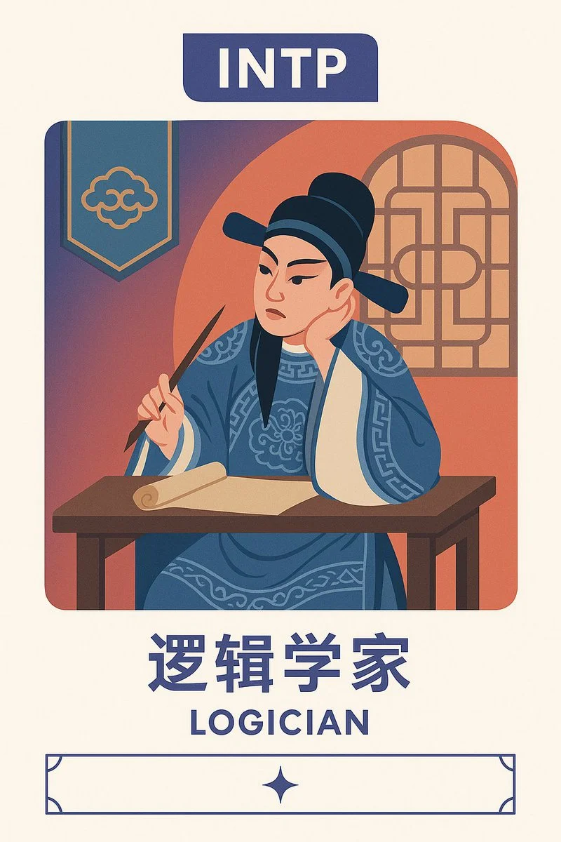 INTP Personality Opera Card Design