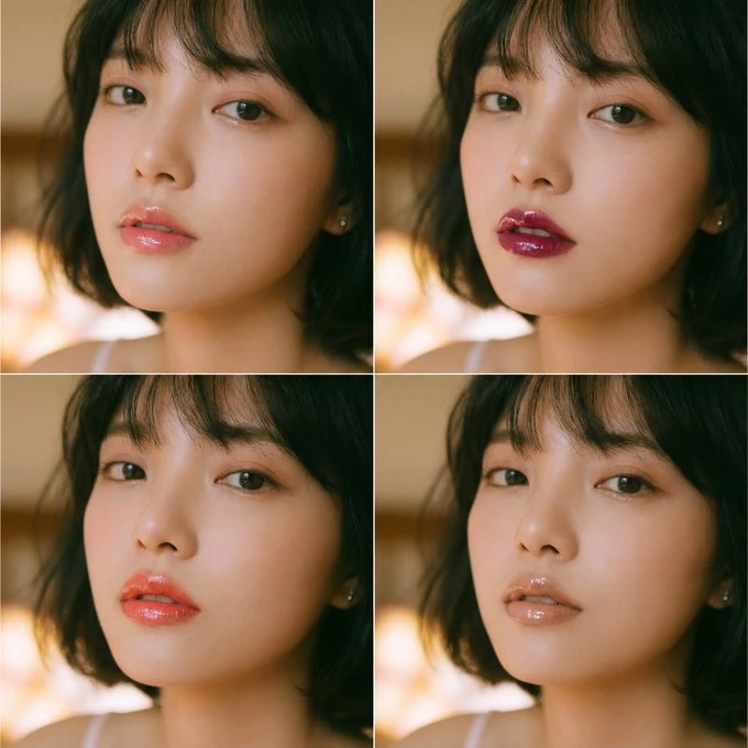 Korean Woman Emotional Narrative Portrait Collage