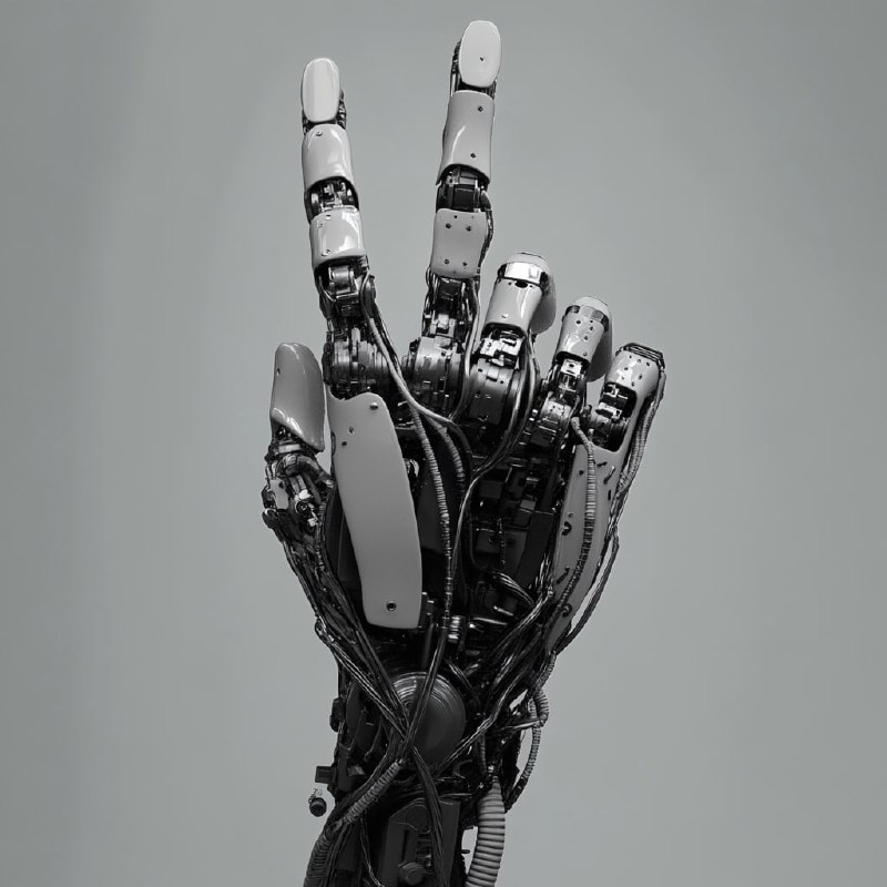 Biomechanical Hand with Raised Finger