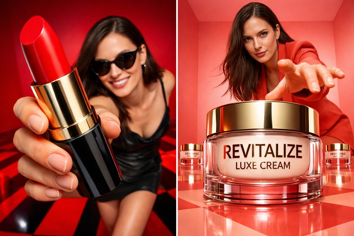 Photorealistic Bold Beauty Campaign