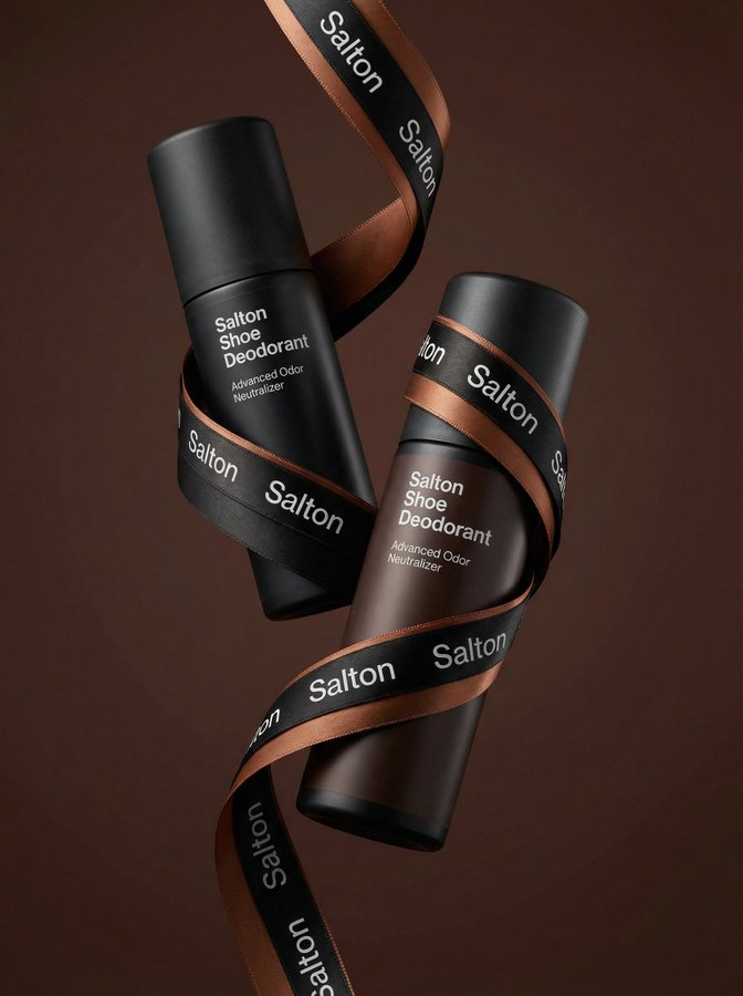 Premium Advertising Style Product Photo of Salton Shoe Deodorant