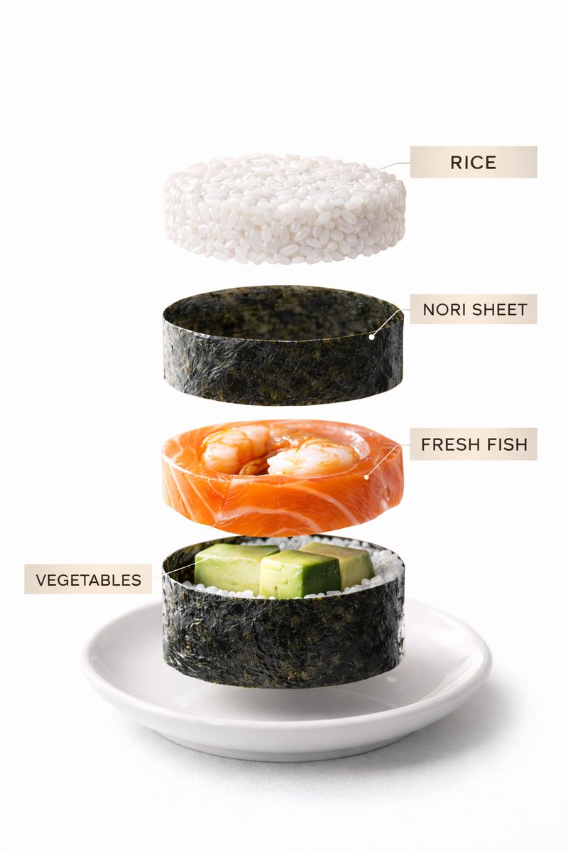 Premium Sushi Commercial Photography