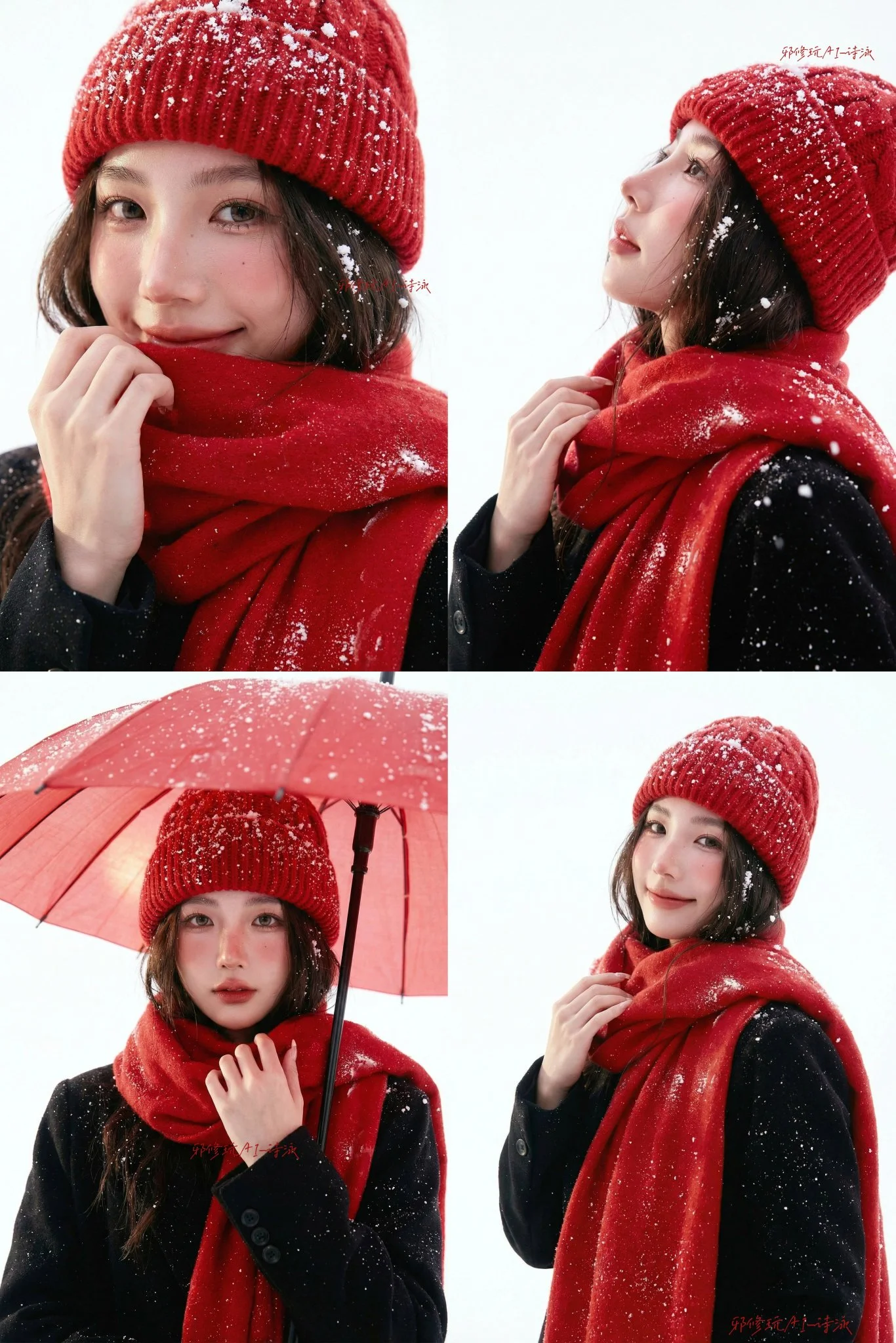 Professional Studio Christmas Theme Portrait Photography