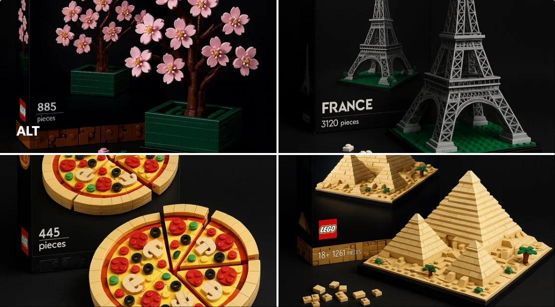 Realistic LEGO-style Set Featuring [COUNTRY]'s National Treasure: [ITEM]