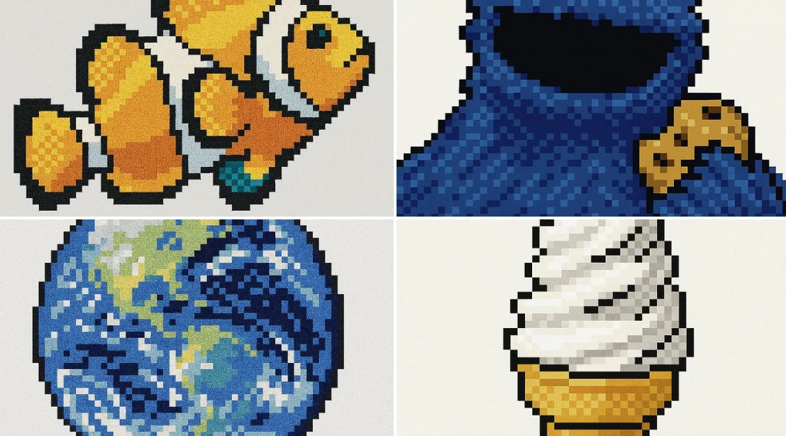 Retro Pixel UI Icon Retexturing